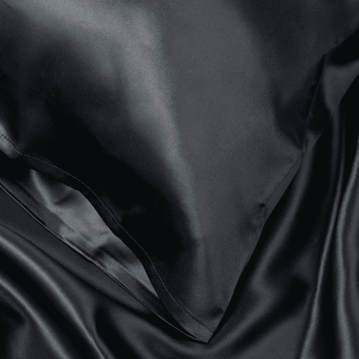 Black Silk Pillowcase
