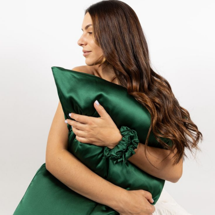 Emerald Silk Pillowcase