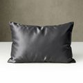 Charcoal Grey Silk Pillowcase
