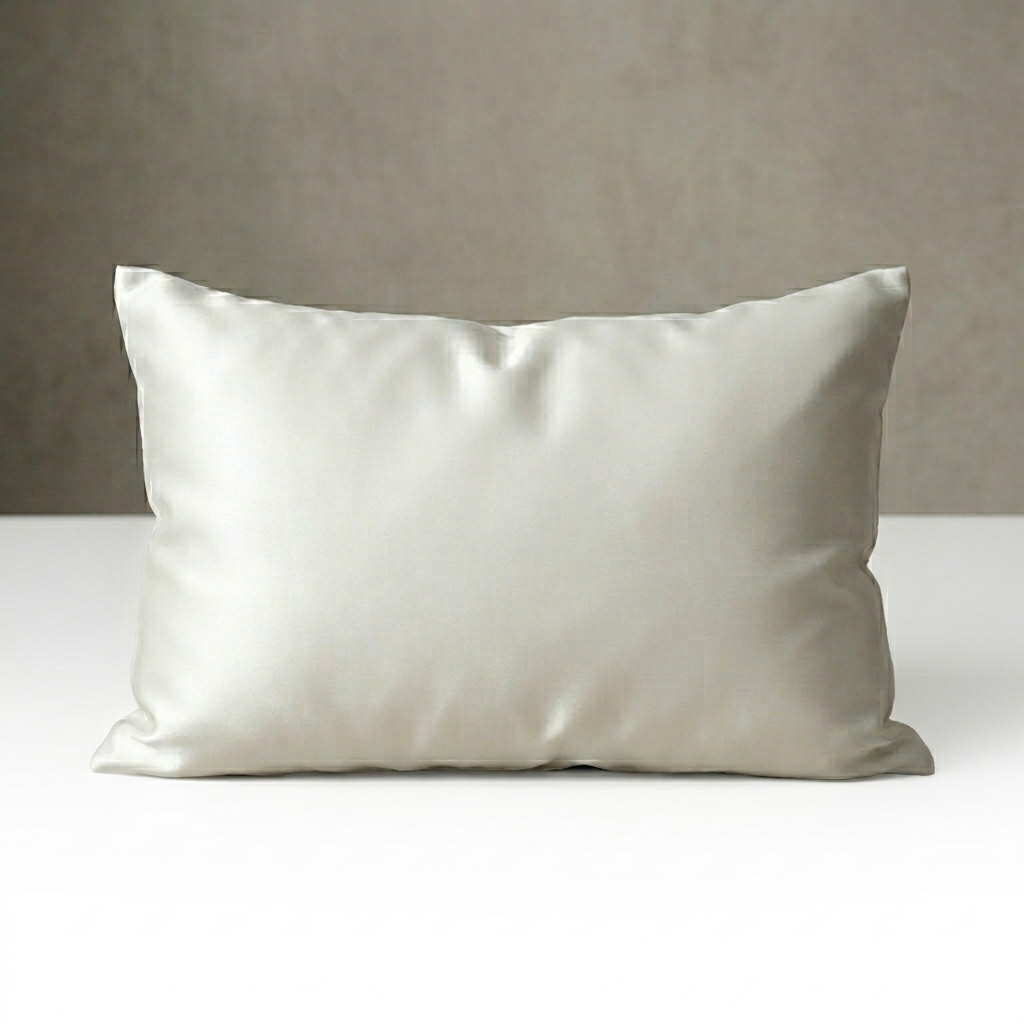 Ivory White Silk Pillowcase