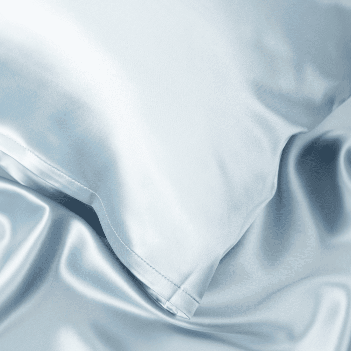 Haze Blue Silk Pillowcase