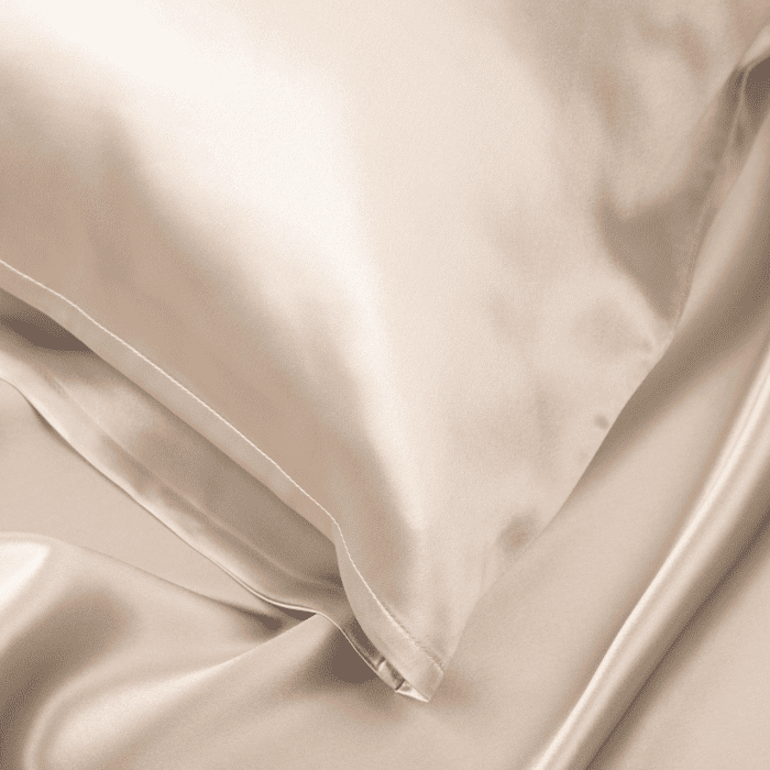 Light Champagne Silk Pillowcase