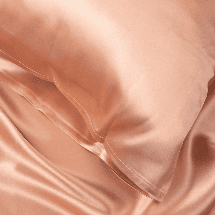 Rose Pink Silk Pillowcase