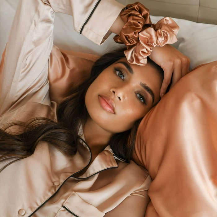 Rose Pink Silk Pillowcase