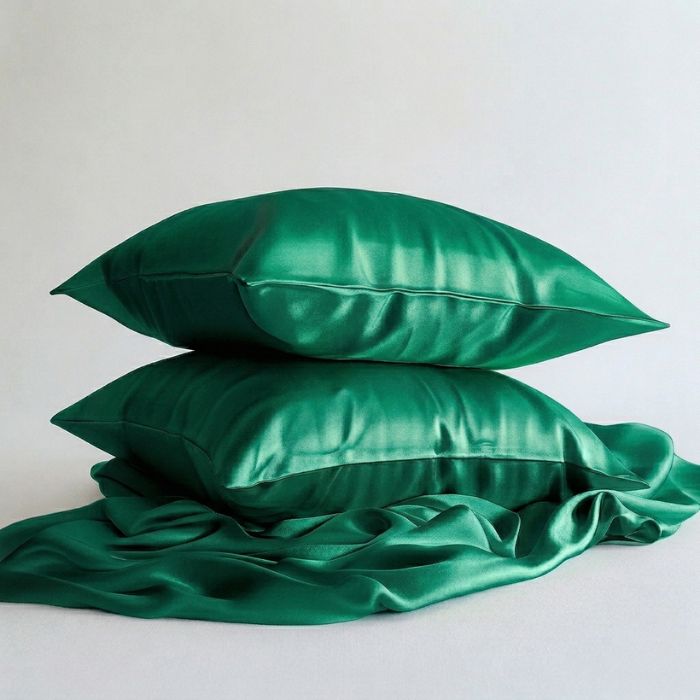Emerald Silk Pillowcase