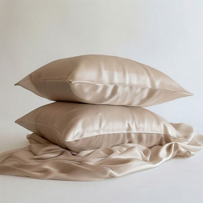 Light Champagne Silk Pillowcase